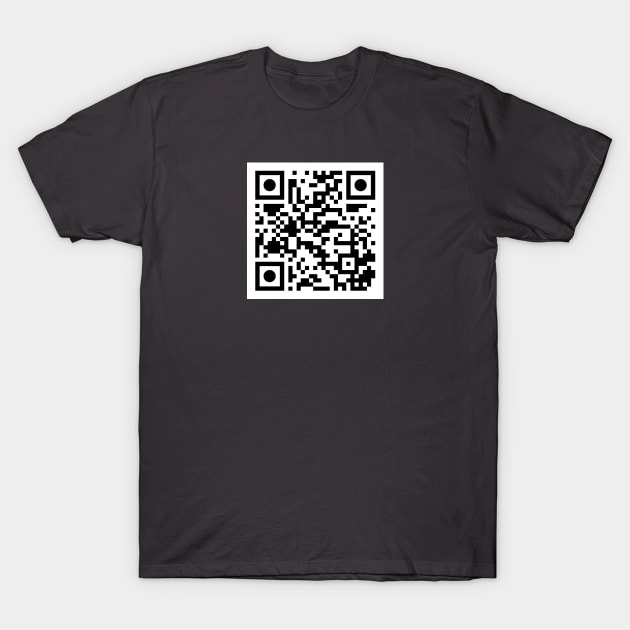 TYCE TEES QR T-Shirt by Tyce Tees